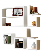 zestaw półek wiszących