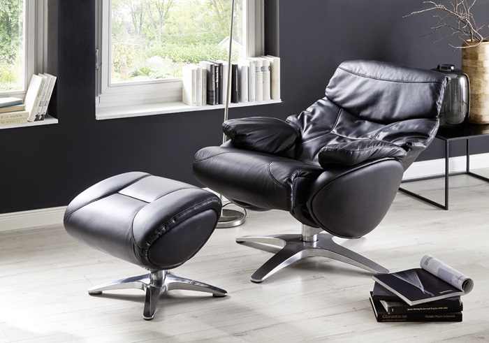 skórzany fotel relaksacyjny