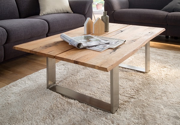 stolik kawowy z drewna