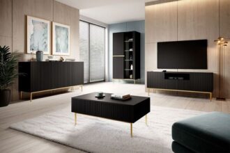 nowoczesna aranżacja salonu